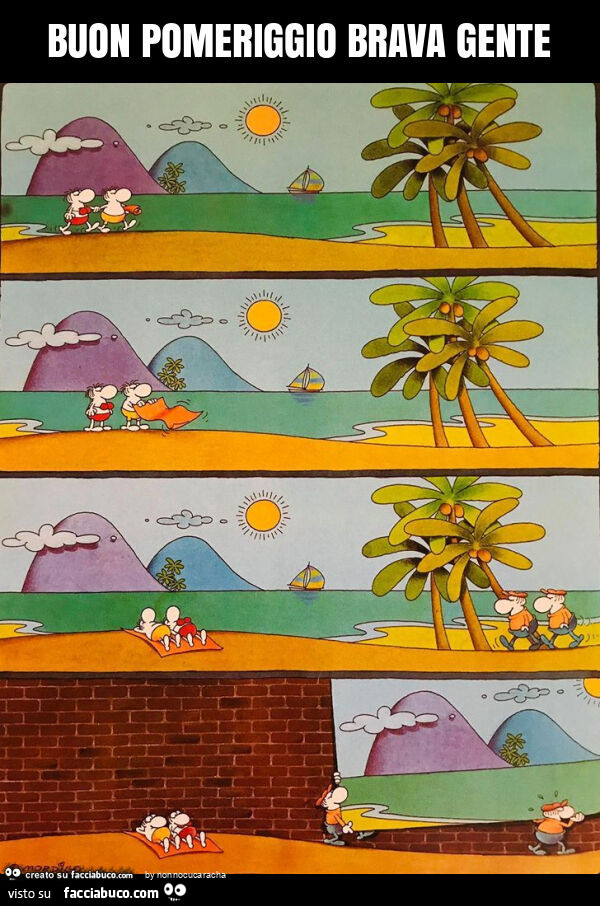 Buon pomeriggio brava gente