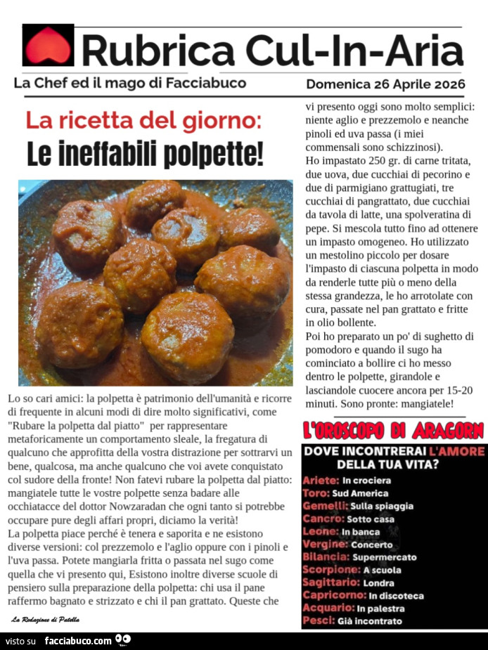 Polpette al sugo