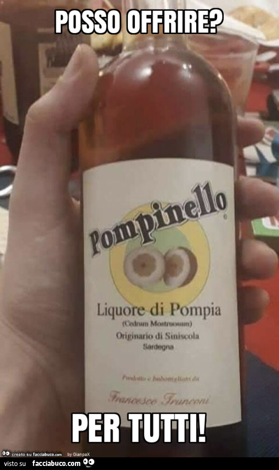 Posso offrire? Per tutti