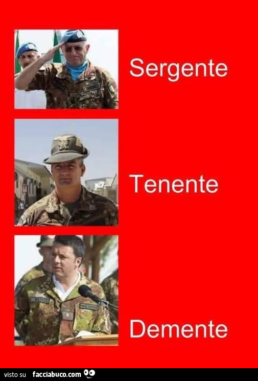 Sergente tenente demente