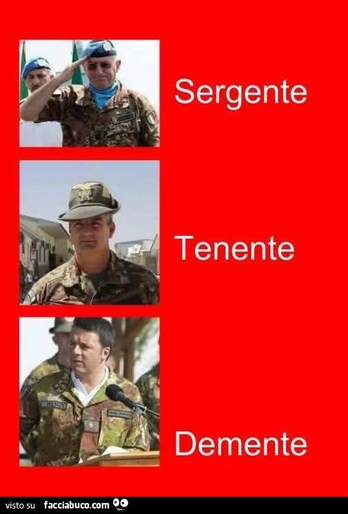 Sergente tenente demente