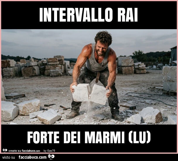 Intervallo rai forte dei marmi (lu)