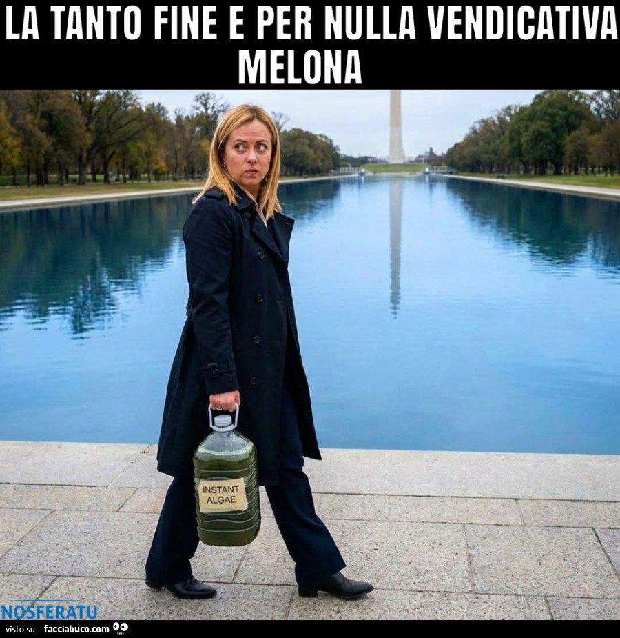 La tanto fine e per nulla vendicativa Meloni. Jpg