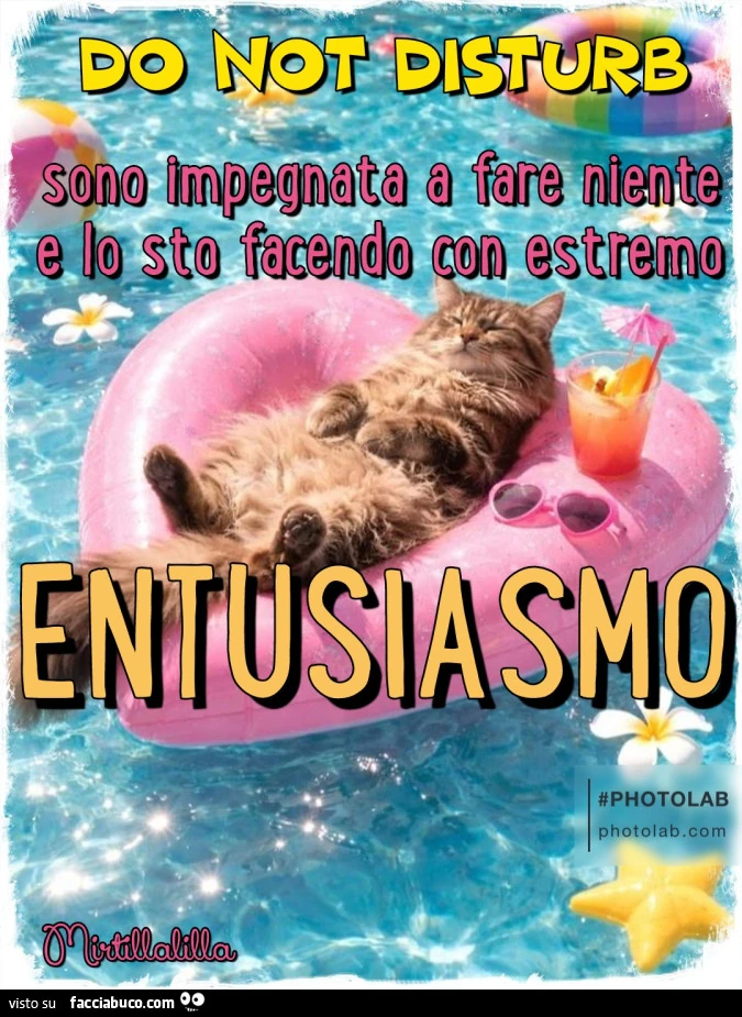L'estremo entusiasmo