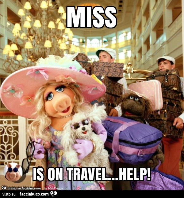 Miss is on travel&hellip; help