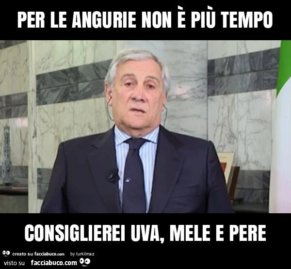 Per le angurie non è più tempo consiglierei uva, mele e pere