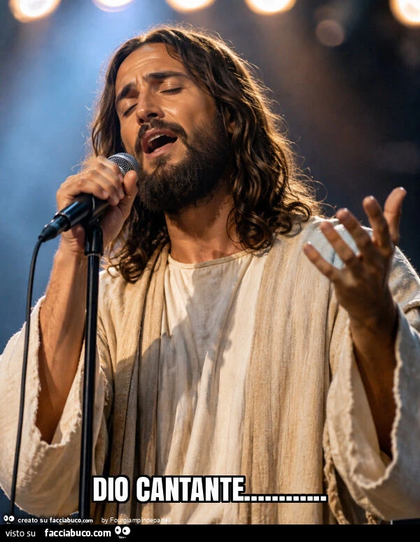 Dio cantante