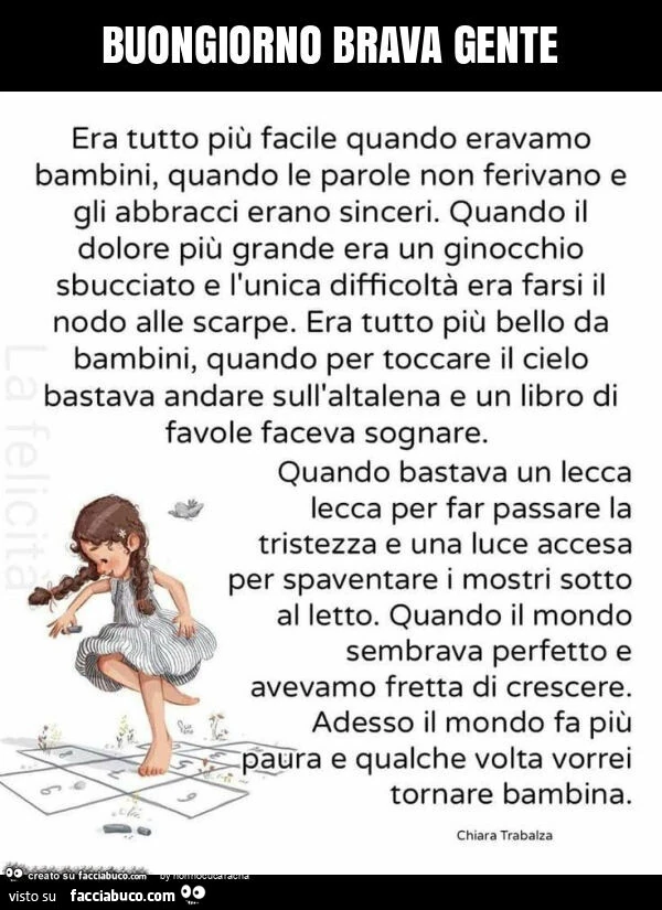 Buongiorno brava gente