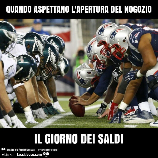 Quando aspettano l'apertura del nogozio il giorno dei saldi