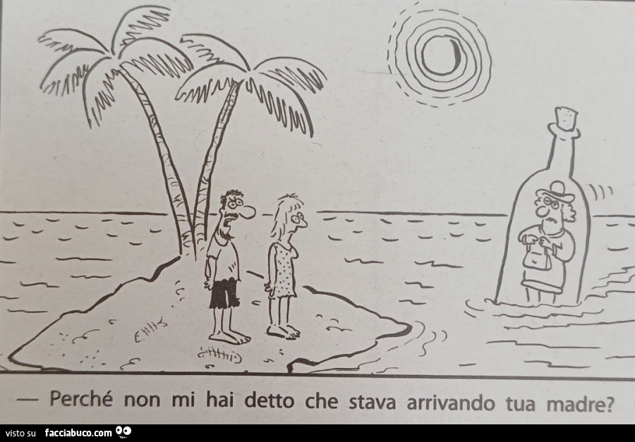 Perchรฉ non mi hai detto che stava arrivando tua madre
