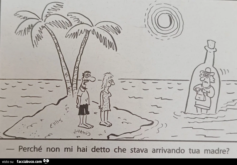 Perché non mi hai detto che stava arrivando tua madre