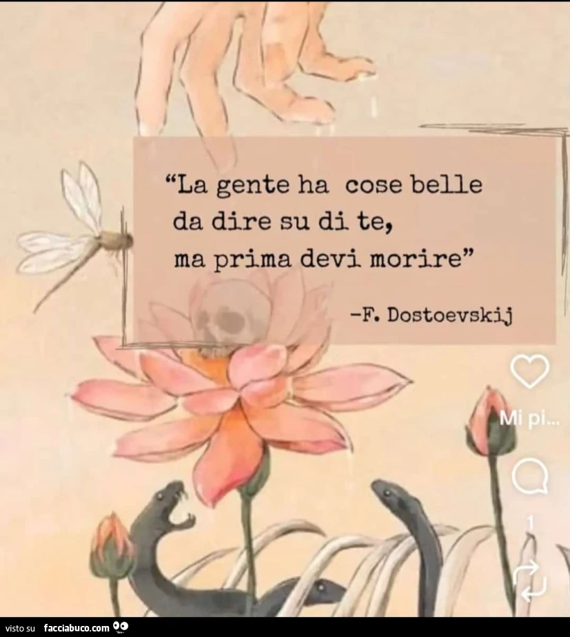 Siamo tutti brave persone… dopo che siamo morti