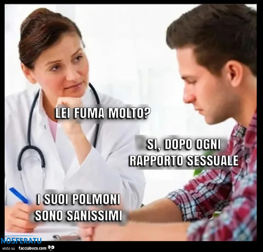 Lei fuma tanto?