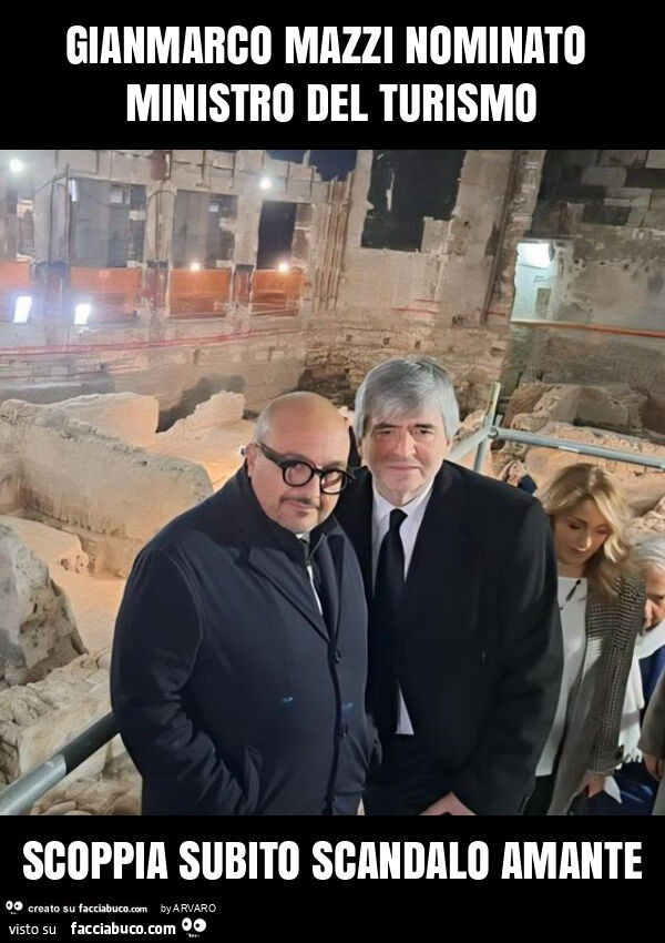 Gianmarco mazzi nominato ministro del turismo scoppia subito scandalo amante