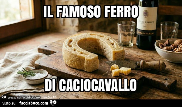 Il famoso ferro di caciocavallo