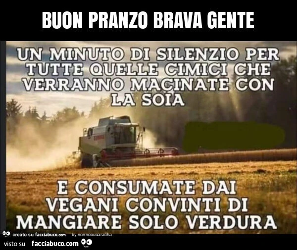 Buon pranzo brava gente