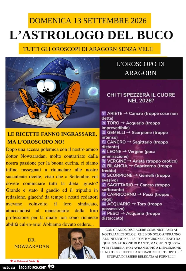 L'astrologo del buco