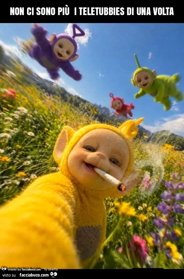 Non ci sono più i teletubbies di una volta