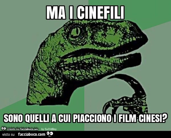 Ma i cinefili sono quelli a cui piacciono i film cinesi?