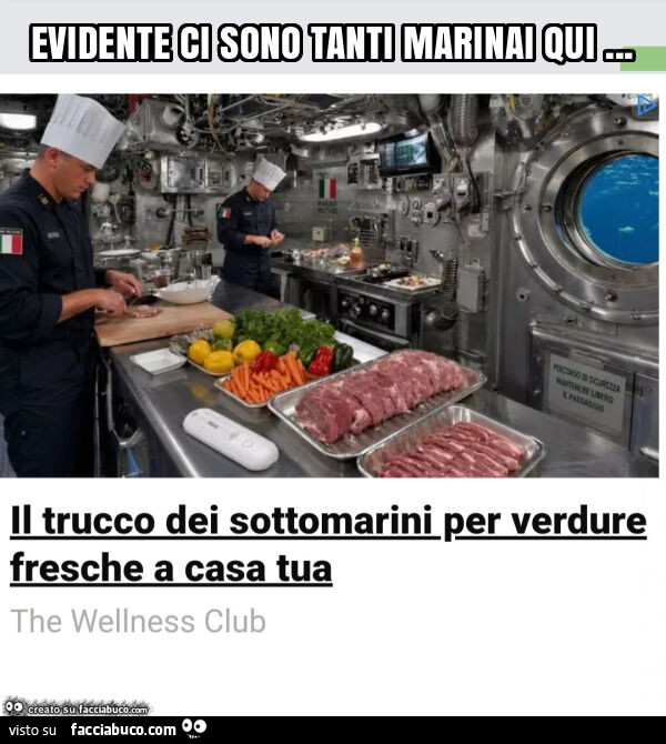 Evidente ci sono tanti marinai qui