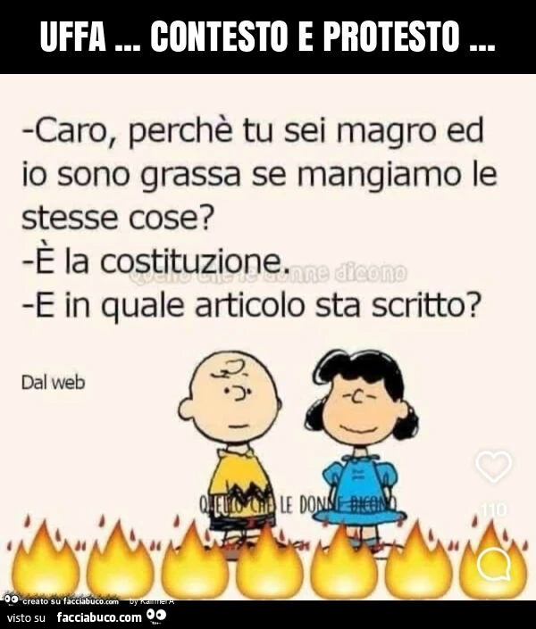 Uffa… contesto e protesto