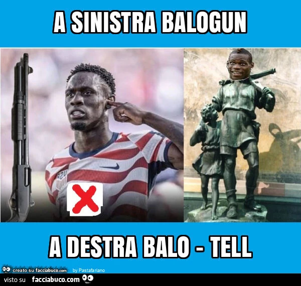 A sinistra Balogun a destra Balo - Tell