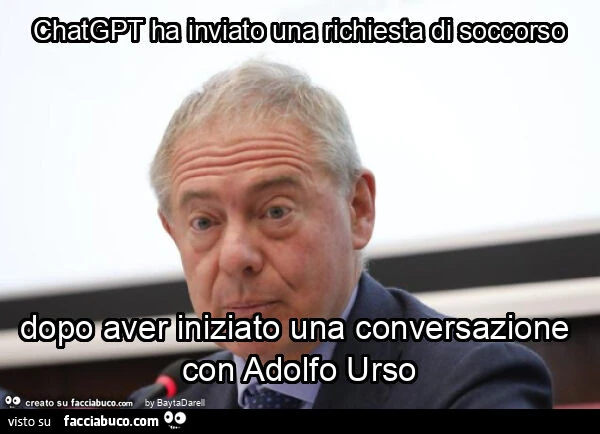 Chatgpt ha inviato una richiesta di soccorso dopo aver iniziato una conversazione con adolfo urso