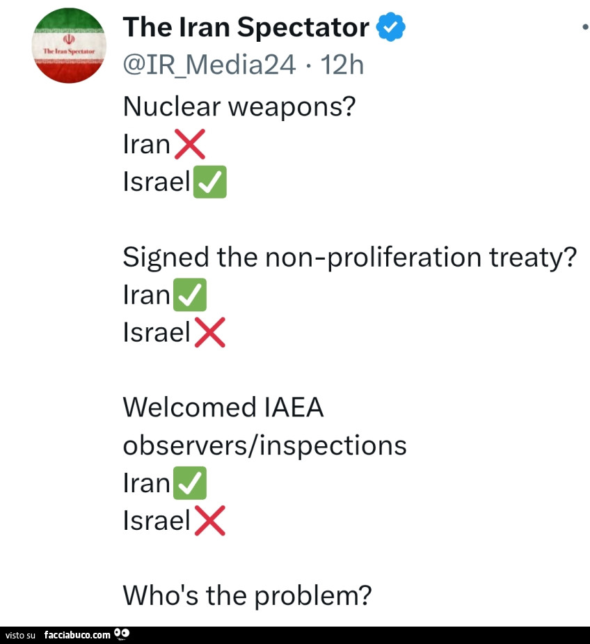 The iran spectator. Nuclear weapons?