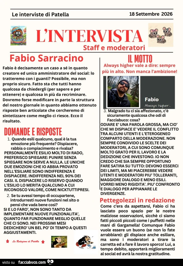 Intervista a Fabio