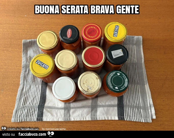 Buona serata brava gente