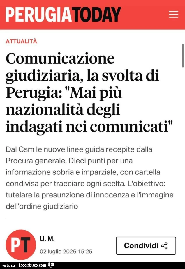 Vietato specificare la nazionalità degli indagati