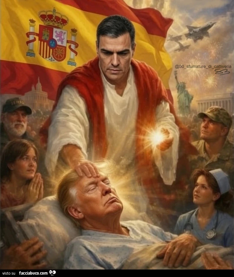 Sanchez cura Trump