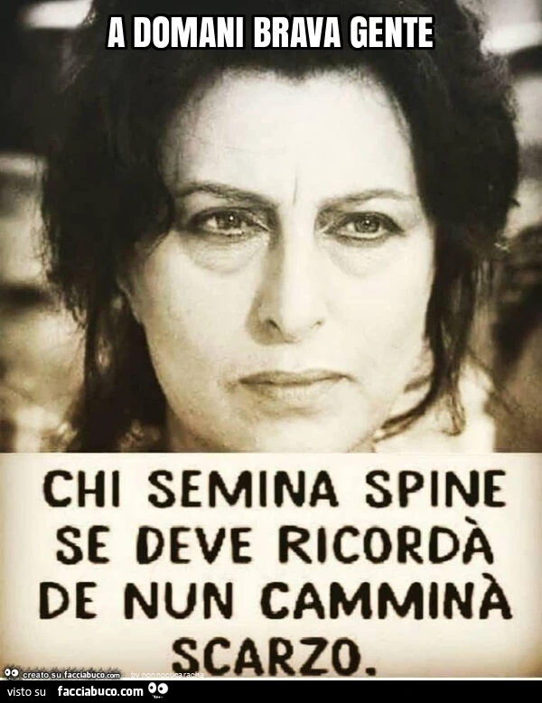A domani brava gente