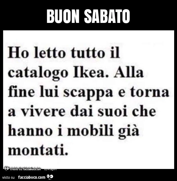 Buon sabato