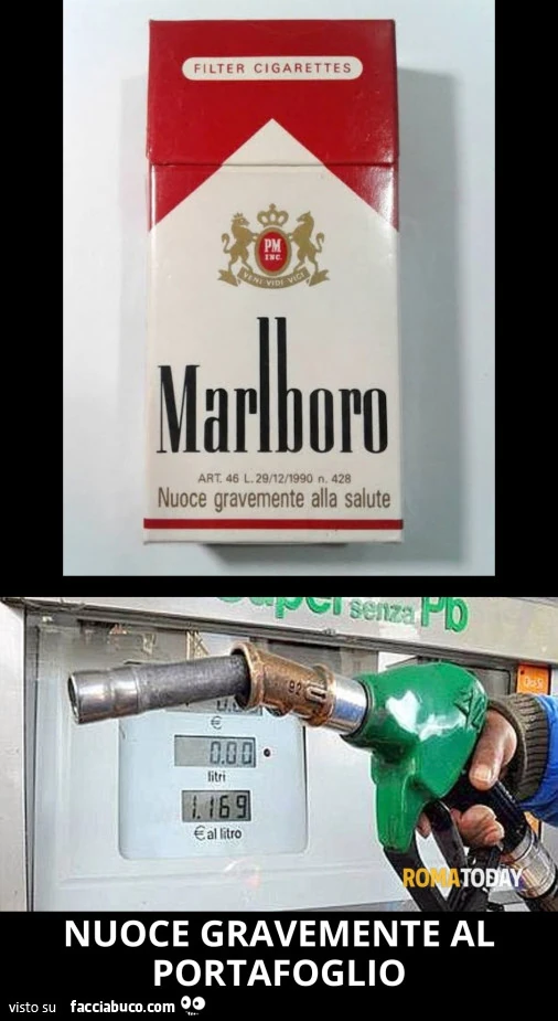 Caro carburanti meme