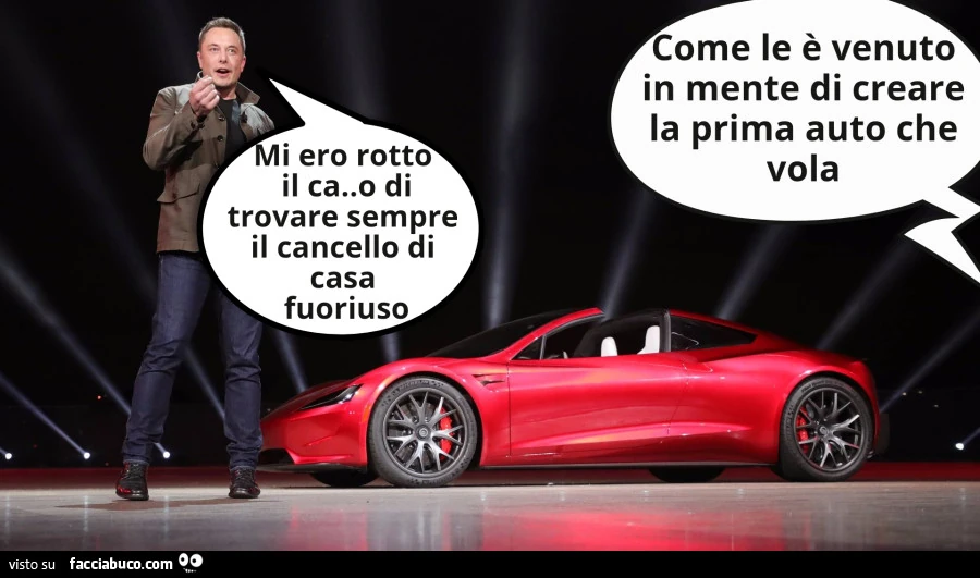 Tesla roadster meme