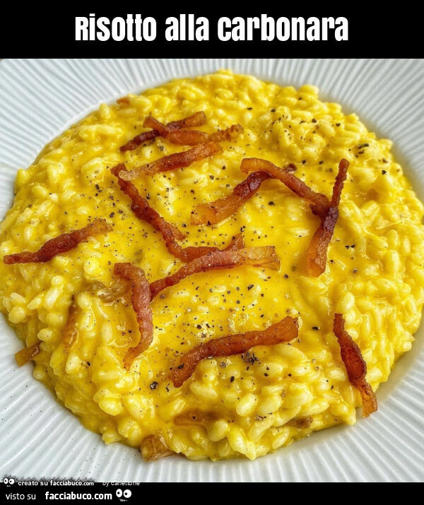 Risotto alla carbonara