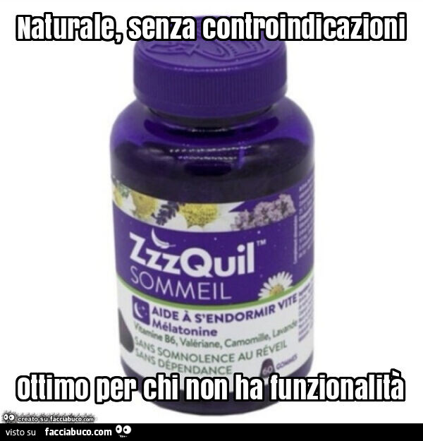 Naturale, senza controindicazioni ottimo per chi non ha funzionalità