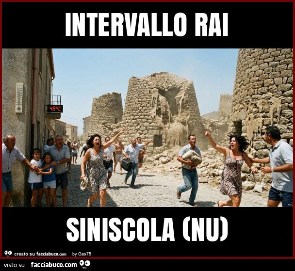 Intervallo rai siniscola (nu)