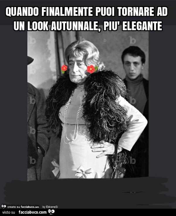Quando finalmente puoi tornare ad un look autunnale, più elegante