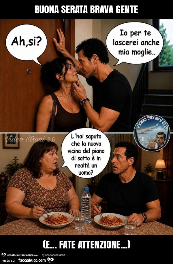Buona serata brava gente (e&hellip; fate attenzione&hellip; )