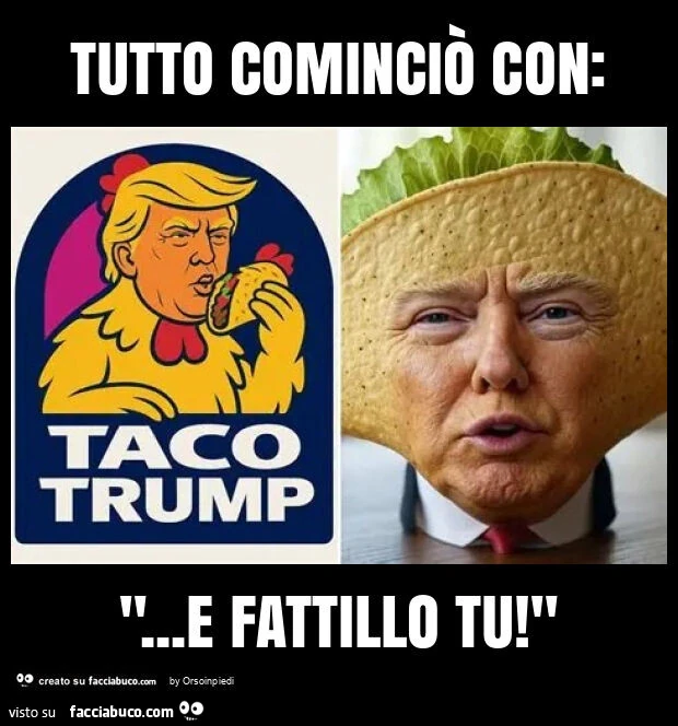 Tutto cominciò con: "&hellip; e fattillo tu! "