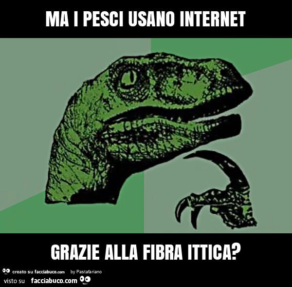 Ma i pesci usano internet grazie alla fibra ittica?