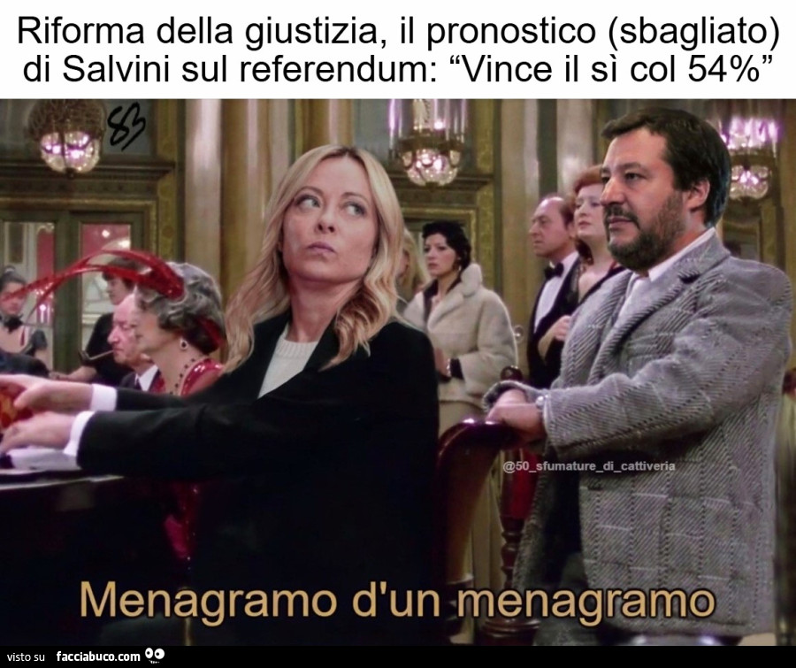 Menagramo d'un menagramo