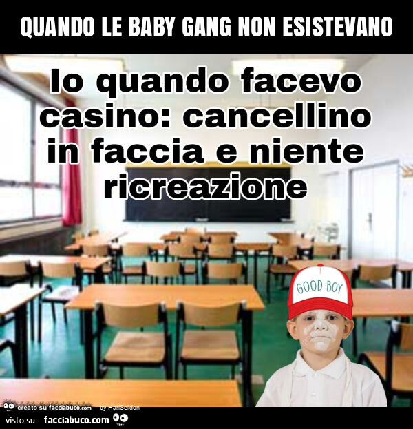 Quando le baby gang non esistevano