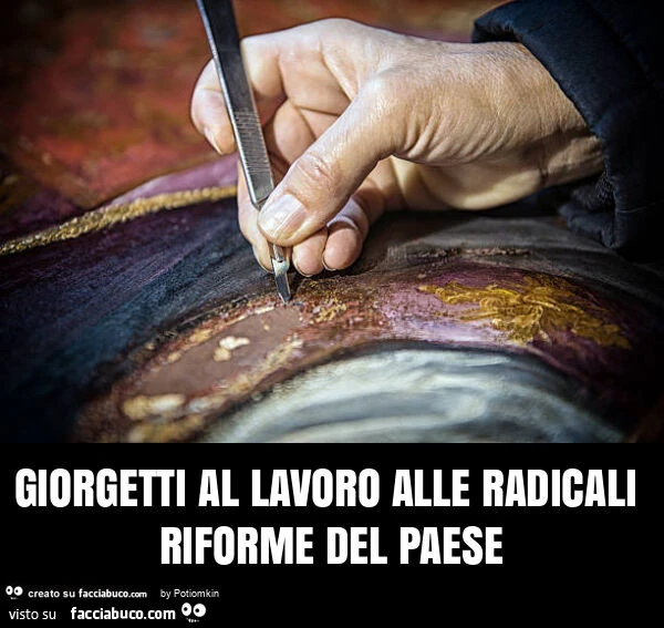 Giorgetti al lavoro alle radicali riforme del paese