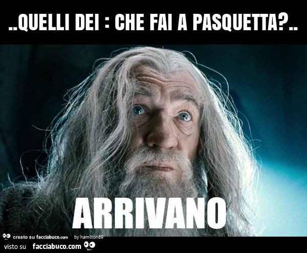 Quelli dei: che fai a pasquetta?