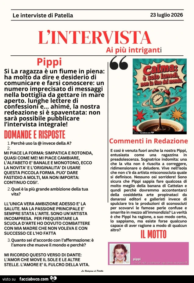Intervista a Pippi