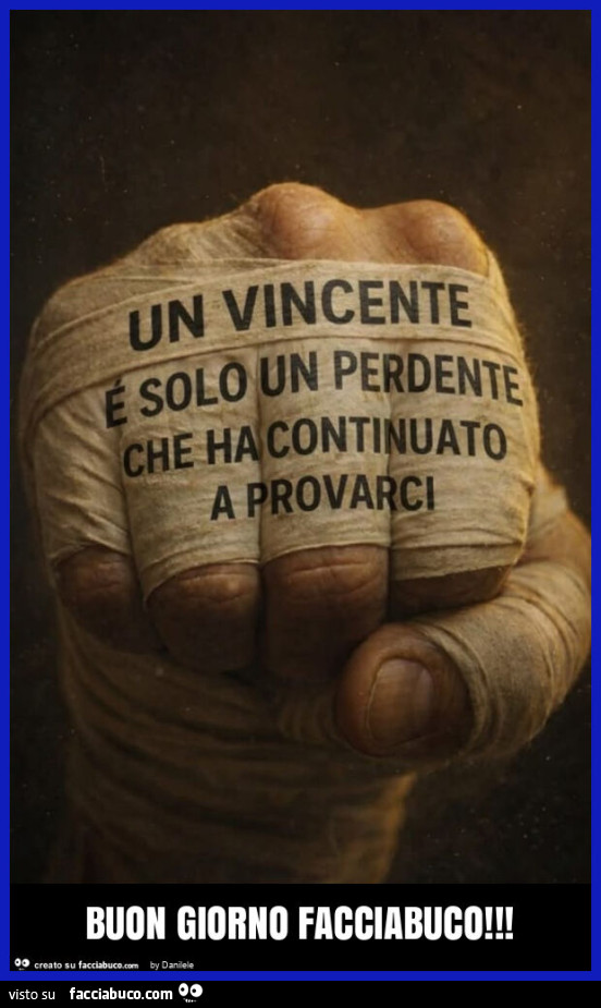 Buon giorno facciabuco