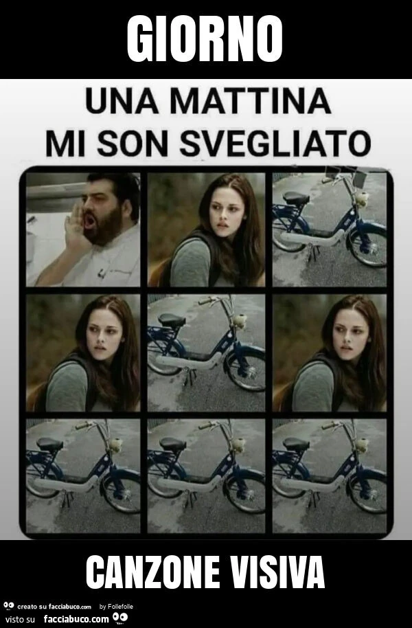 Giorno canzone visiva